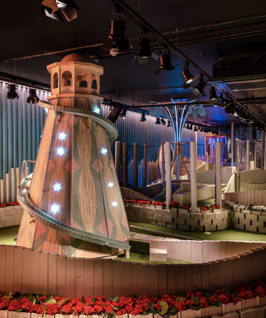 The Helter Skelter Course at Swingers West End