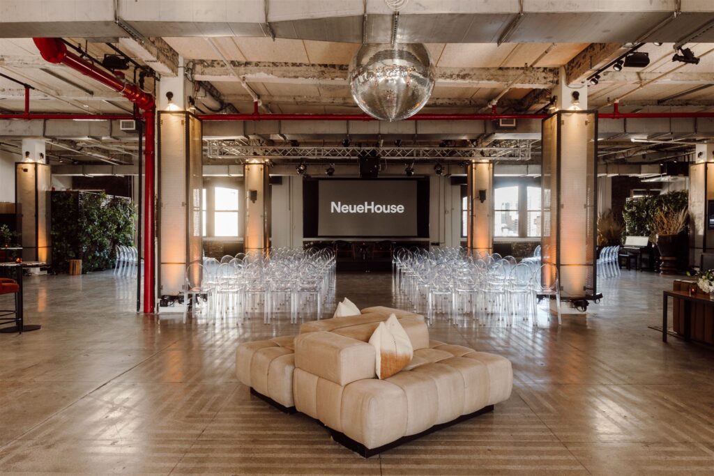 Penthouse venue hire at NeueHouse Manhattan