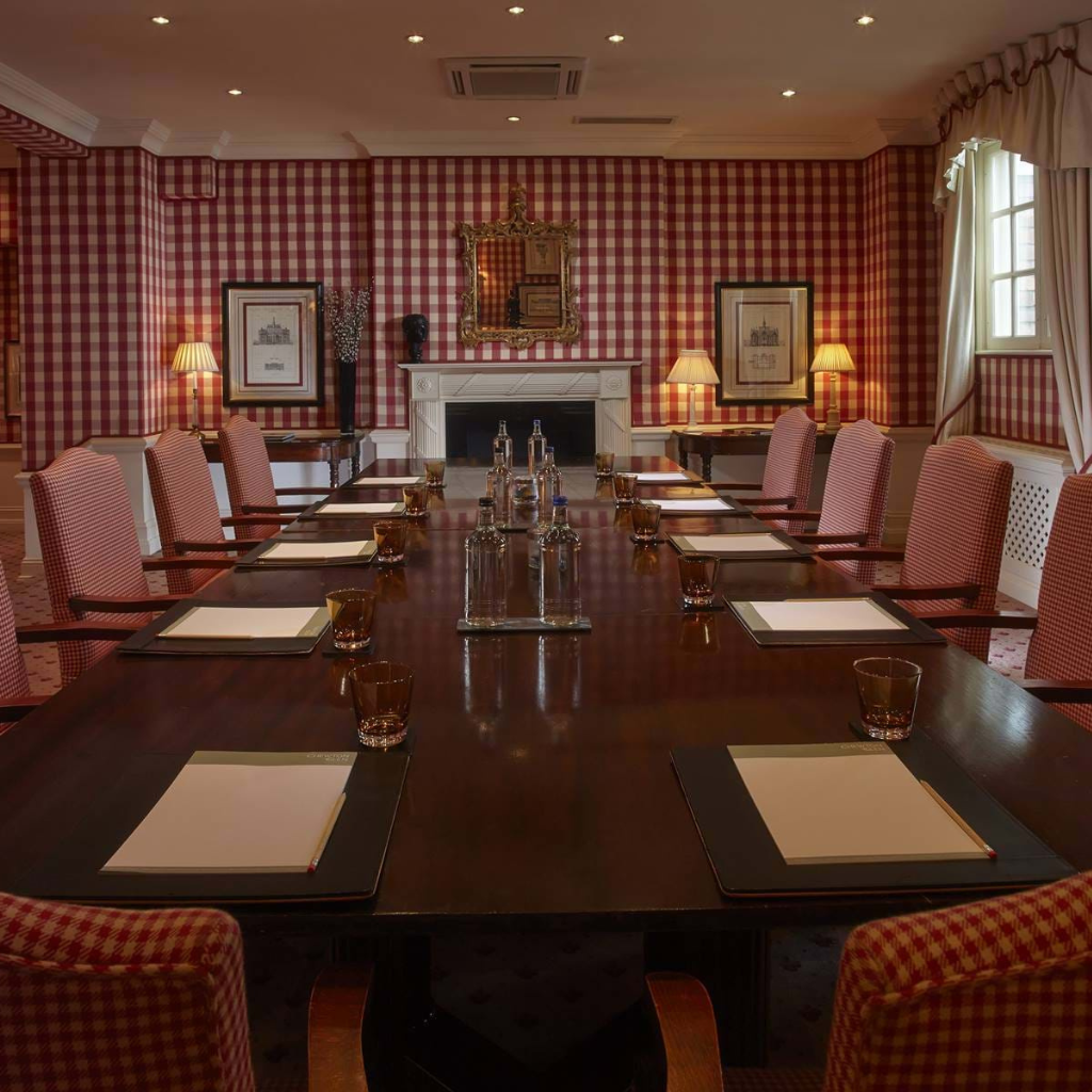 Smaller room ideal for board meetings at Chewton Glen.