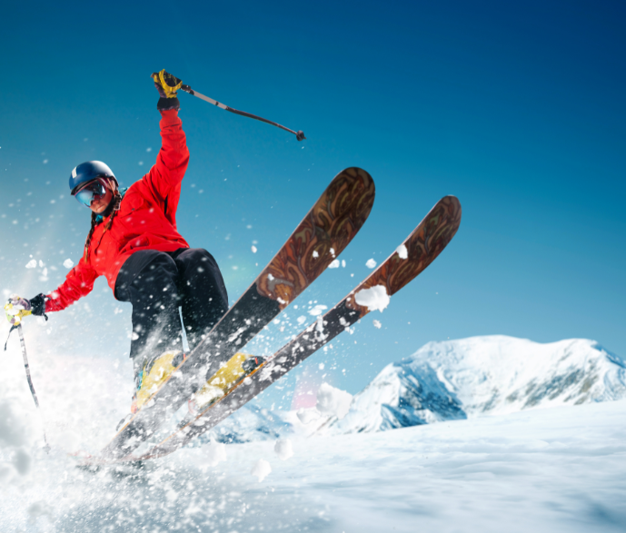 Ski group in Andorra