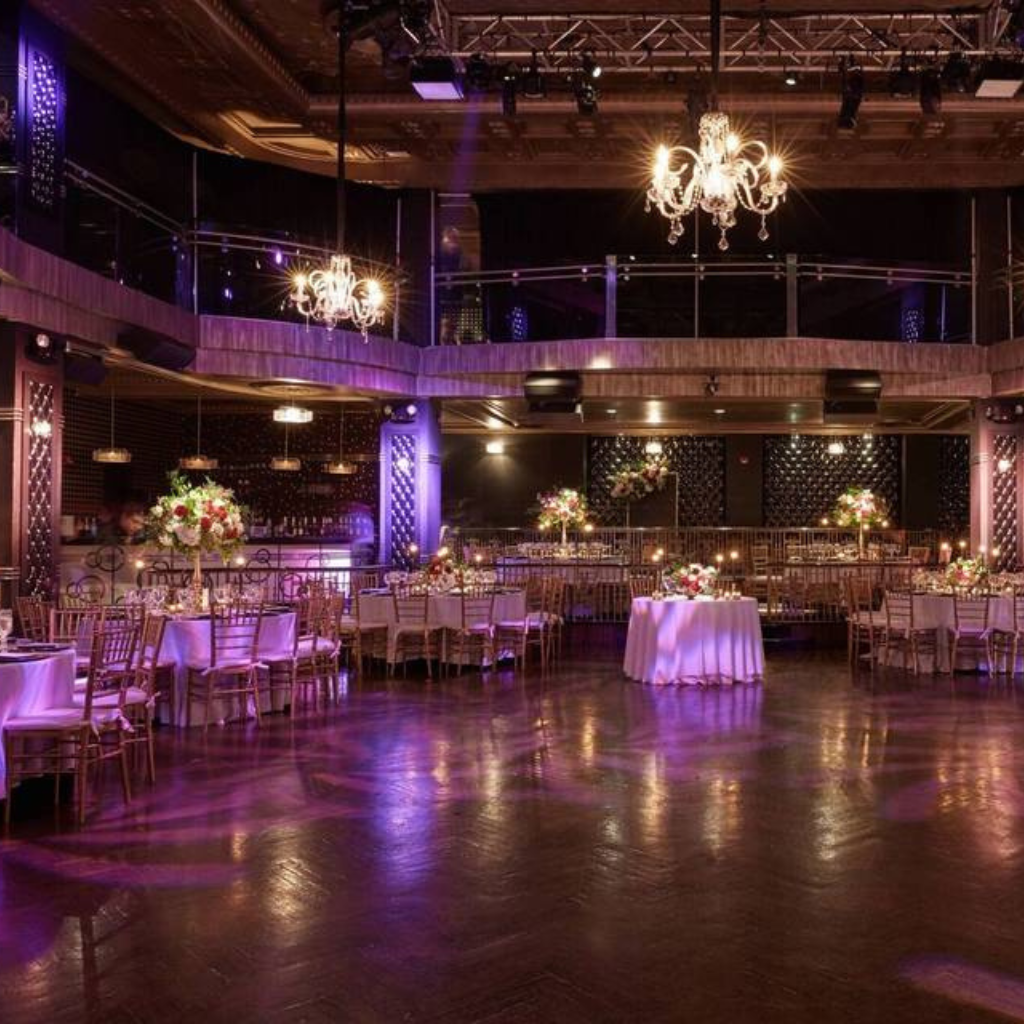 Perfect for gala dinners the Edison Ballroom New York