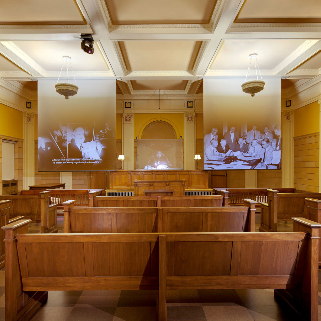 Courtroom Mob Museum Las Vegas